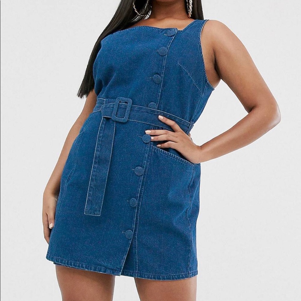 Asos Curve denim dress